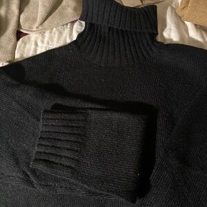 Joe Fresh Women's Black Turtleneck Sweater